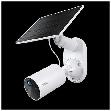 TP-LINK Tapo TC82 KIT (C410 KIT) 2K 30Mpix Dış Mekan IP65 WiFi 9Mt. Renkli Gece Görüşü İki Yönlü Ses Güneş Enerjili Güvenlik Kamerası Kiti(1923)