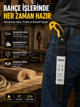 Ahşap ve Dal Kesiminde Etkili Bahçe Bıçkısı