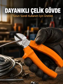 Ergonomik Saplı Hassas Kesim Sunan Dövme Çelik Yan Keski