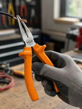 Dövme Çelik Pense Ergonomik Kaymaz Saplı El Aleti
