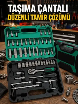 53 Parça Çok Amaçlı Lokma Anahtar Seti