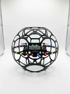 LED Işıklı Futbol Topu Mini Drone Akıllı Sensörlü El Kontrollü