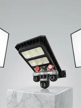 Akıllı Solar Güvenlik Kamerası 3 Lens Hareket Takip Özellikli Dış Ortam Kamera