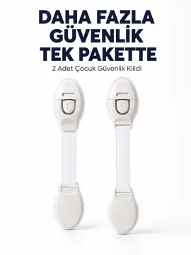 2 Adet Güçlü Yapışkanlı Çocuk Güvenlik Kilidi