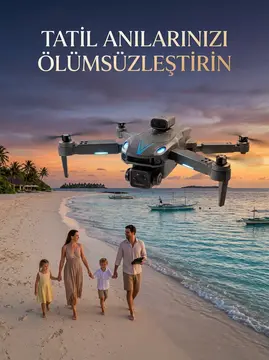 Canlı Görüntü Aktarımlı Katlanabilir Kamera Dron