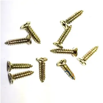 Klips, Menteşe, Ayak, Ağaç, Sunta Vidası 2,2x13 Mm - Sarı 1000 Adet