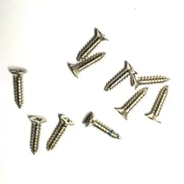 Klips, Menteşe, Ayak, Ağaç, Sunta Vidası 2,2x7,5mm - Nikel 100 Adet