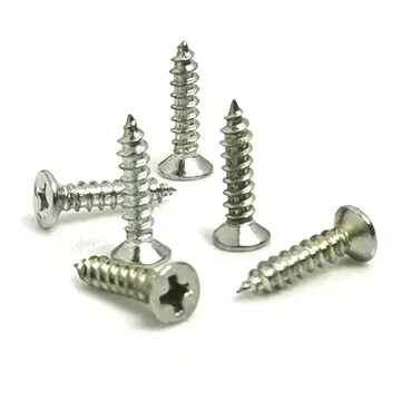 Klips, Menteşe, Ayak, Ağaç, Sunta Vidası 2,2x7,5mm - Nikel 100 Adet
