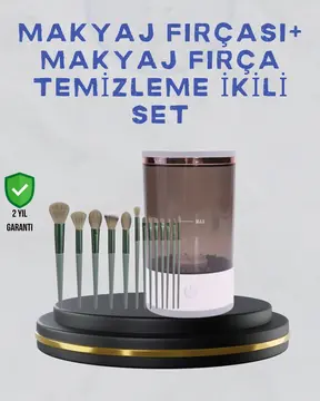 Makyaj Fırçası ve Elektrikli Fırça Temizleyici Kampanya Paketi