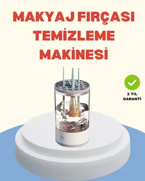 Profesyonel Makyaj Fırçası Temizleme ve Kurutma Makinesi