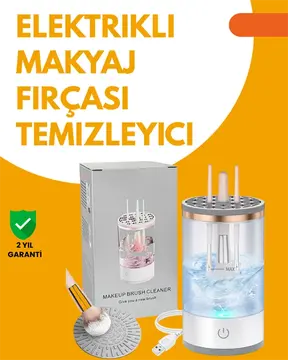 Tüm Makyaj Fırçalarıyla Uyumlu Derin Temizlik Makinesi