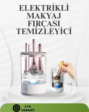 Taşınabilir Sessiz ve Güçlü Makyaj Fırçası Temizleme Makinesi