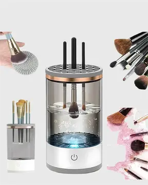 USB Şarjlı Derin Temizlik Makyaj Fırçası Yıkama Makinesi