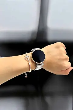 Akıllı Saat Kadınlara Özel Arama Cevaplayan Bluetooth Bağlantılı