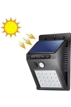 Bahçe Aydınlatması Güneş Enerjili Led Işık Lamba Sensörlü Dekoratif Yeni Nesil