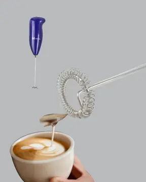 Portatif Kahve Köpürtücü – Latte Cappuccino Milkshake ve Puding Yapıcı
