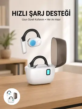 TWS Bluetooth Kulaklık – Otomatik Şarj Taşınabilir Şarj Kutusu Yeni Nesil