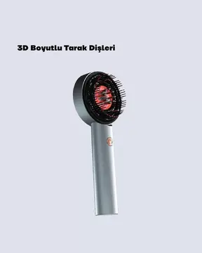 Saç Büyüme Destekleyici Elektrikli Masaj Tarak Yağ Aplikatörlü Yeni Nesil
