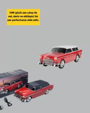 TWS Destekli FM Radyo ve USB Girişli Hoparlör