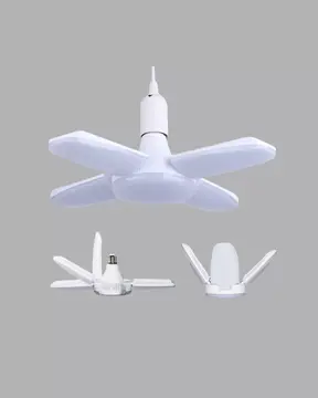 Enerji Tasarruflu LED Ampül 60 Watt 4 Kollu Beyaz Işık Yeni Nesil