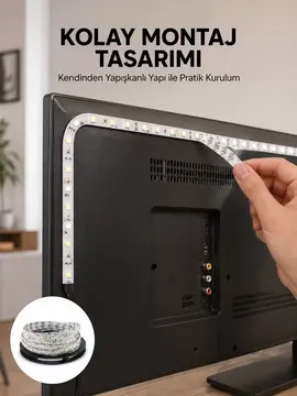 Uzaktan Kumandalı LED TV Arka Işık Şeridi Yeni Nesil