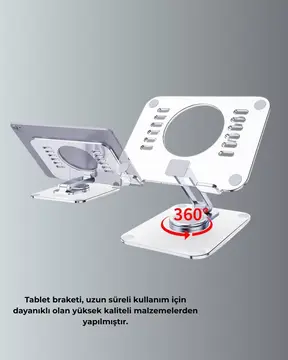 Taşınabilir Katlanır Tablet Braketi Masaüstü Stand Yeni Nesil
