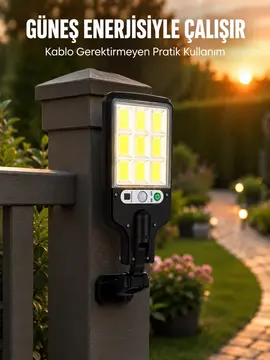 Sensörlü Sokak Tipi Lamba Günlük Kullanım İçin İdeal (Kopya)