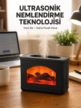 USB Güçlü Ultrasonik Hava Nemlendirici Sessiz Çalışan 270 ml Difüzör
