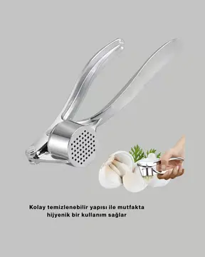 Sarımsak Presi Kolay Temizlik ve Yüksek Basınçlı Ezme