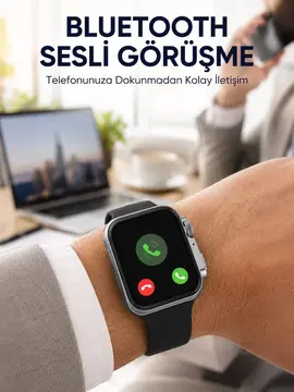 RS12 PRO+ Titanyum Kasa Akıllı Saat – Uyku ve Nabız Takibi Suya Dayanıklı Bluetooth Arama Yeni Nesil