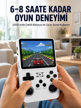 64 GB Retro Oyun Konsolu – Çoklu Emülatör Desteği Linux Tabanlı Açık Sistem Yeni Nesil