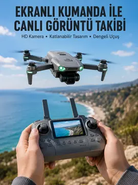 Akıllı Sensörlü Drone Canlı Görüntü Aktarımlı