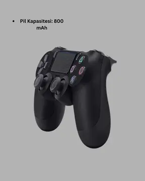PS4 Uyumlu Kablosuz Oyun Kolu – Gerçekçi Titreşimli Geri Bildirim Yeni Nesil