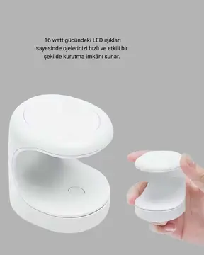 Tırnak Matkabı ve LED Oje Kurutucu 2’li Profesyonel Bakım Seti Yeni Nesil