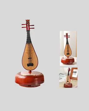 Ud Sembolü Müzik Kutusu Estetik Tasarım Melodi Destekli