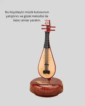 Ud Sembolü Müzik Kutusu Estetik Tasarım Melodi Destekli