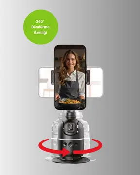 Canlı Yayın ve Video Çekimleri İçin Otomatik Yüz Takipli Masaüstü Gimbal Yeni Nesil