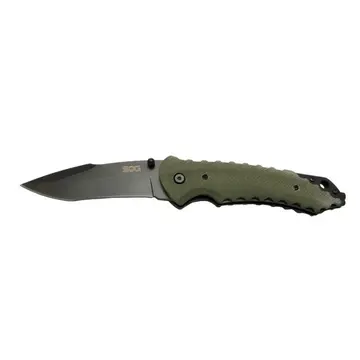 Kiku Çakı Haki 22 Cm Deri Kılıf , Kemerlikli
