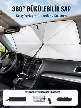 Pratik Ön Cam Güneşliği – Geniş Kapsama Alanı Kolay Saklama Yeni Nesil