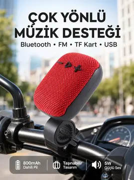 Taşınabilir Bluetooth Hoparlör 800mAh Uzun Pil Ömrü