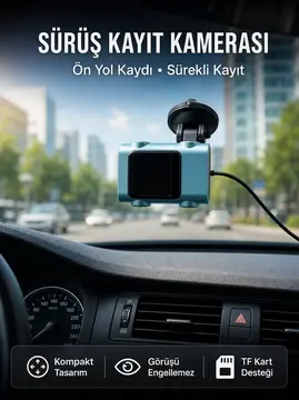 Araç Ön Cam Kamerası Sürüş Güvenliği İçin Video Kayıt Yeni Nesil