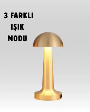 Modern Tasarım Şarjlı Masa Lambası – 1800 mAh Batarya Yeni Nesil