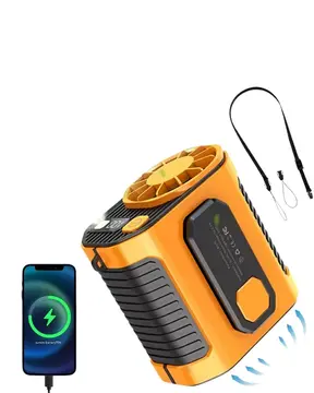 Taşınabilir USB Şarjlı Turbo Fan – 3 Modlu Soğutma Hafif & Kompakt