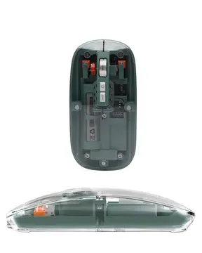 Şeffaf Tasarımlı Bluetooth Kablosuz Mouse Pilli Kullanım Yeni Nesil