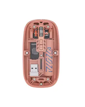 Şeffaf Kablosuz Mouse Bluetooth Bağlantılı Sessiz Tıklama Yeni Nesil