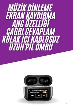 Kablosuz Bluetooth Kulaklık Pro Yeni Nesil Dokunmatik Kontrol Yeni Nesil