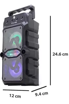 Taşınabilir Kablosuz Bluetooth Hoparlör Uzun Pil Ömrü Led Işıklı Yeni Nesil