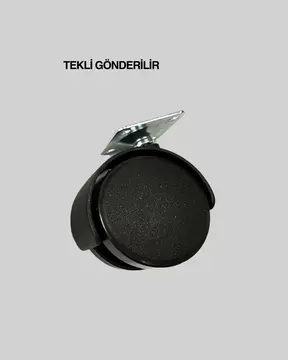 6 cm Döner Kilitsiz Ayak Tek Parça