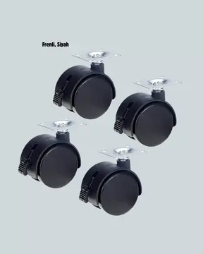 4’lü Kilitli Tekerlek Ayak 4 cm Sessiz ve Dayanıklı