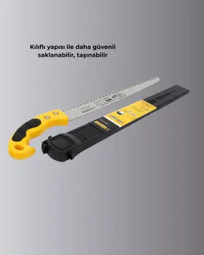 Kılıflı Budama Bahçe Testeresi 270 mm Düz Bıçaklı